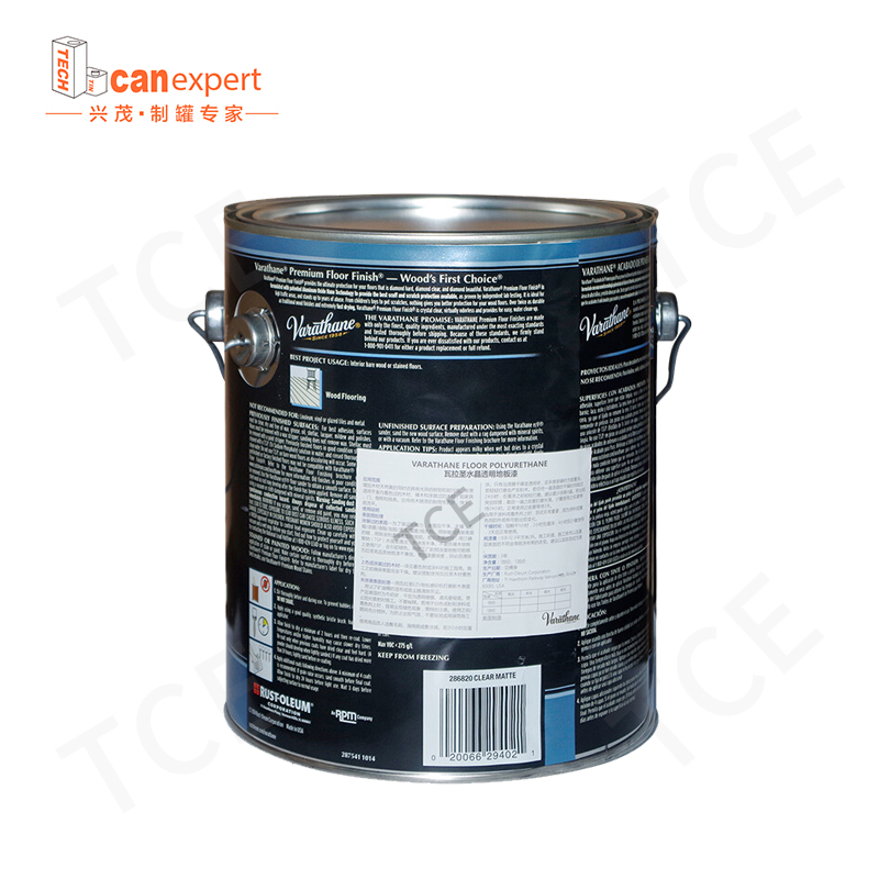 TCE- Venta en caliente El solvente químico de metal de 0.35 mm de espesor redondo tamaño de cubo lata