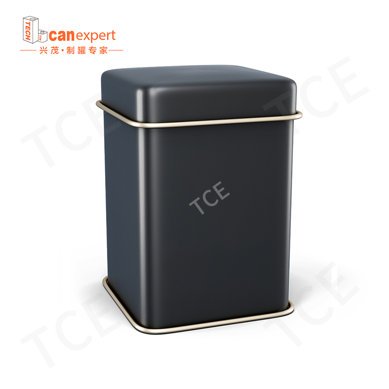 ETC-Custom Tin CAN FABRICANTES Mayoristas de lata cuadrada de lata de metal lata de metal Caja de muestra de té personalizado CAN